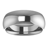 Cobalt 7 mm Comfort-Fit Half Round Band Size 7