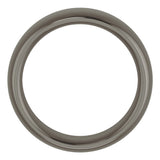 Titanium 7 mm Comfort-Fit Half Round Band Size 7