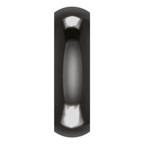 Zirconium 6 mm Comfort-Fit Half Round Band Size 7