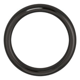 Zirconium 6 mm Comfort-Fit Half Round Band