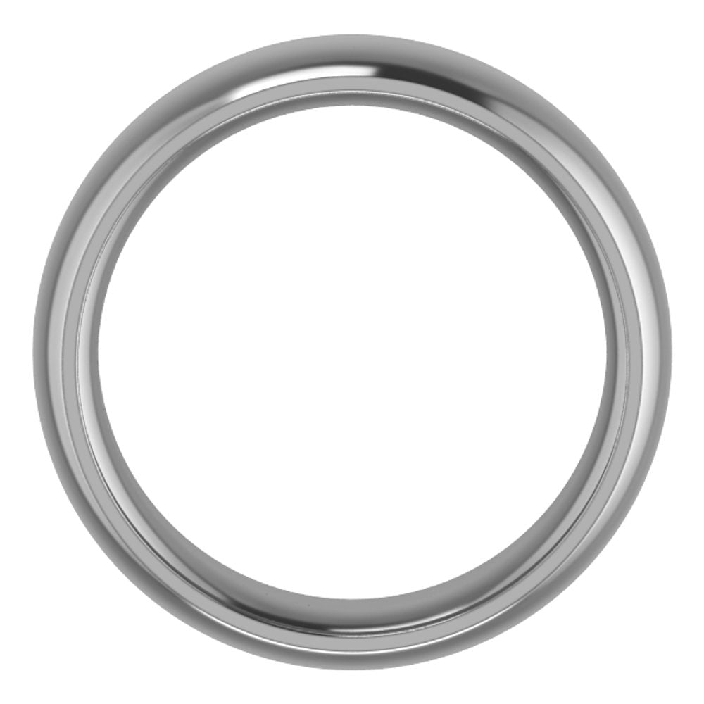 Cobalt 6 mm Comfort-Fit Half Round Band