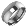 Cobalt 8 mm Comfort-Fit Half Round Band Size 8.5