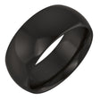 Zirconium 8 mm Comfort-Fit Half Round Band Size 7