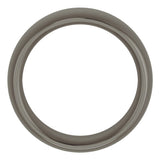 Titanium 8 mm Comfort-Fit Half Round Band