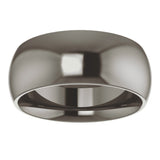 Titanium 8 mm Comfort-Fit Half Round Band