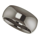 Titanium 8 mm Comfort-Fit Half Round Band