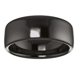 Zirconium 7 mm Comfort-Fit Standard Weight European-Style Band