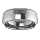 Cobalt 7 mm Comfort-Fit Standard Weight European-Style Band Size 8.5