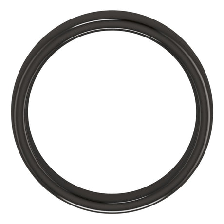 Zirconium 6 mm Comfort-Fit Standard Weight European-Style Band