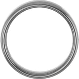 Cobalt 6 mm Comfort-Fit Standard Weight European-Style Band Size 7.5
