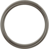 Titanium 6 mm Comfort-Fit Standard Weight European-Style Band Size 8