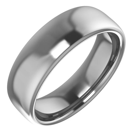 Cobalt 6 mm Comfort-Fit Standard Weight European-Style Band Size 7.5