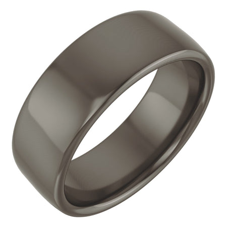 Titanium 7 mm Comfort-Fit Standard Weight European-Style Band Size 7