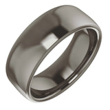 Titanium 7 mm Comfort-Fit Standard Weight European-Style Band Size 7