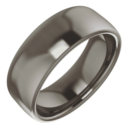 Titanium 7 mm Comfort-Fit Standard Weight European-Style Band Size 7