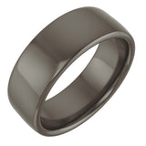Titanium 7 mm Comfort-Fit Standard Weight European-Style Band Size 7