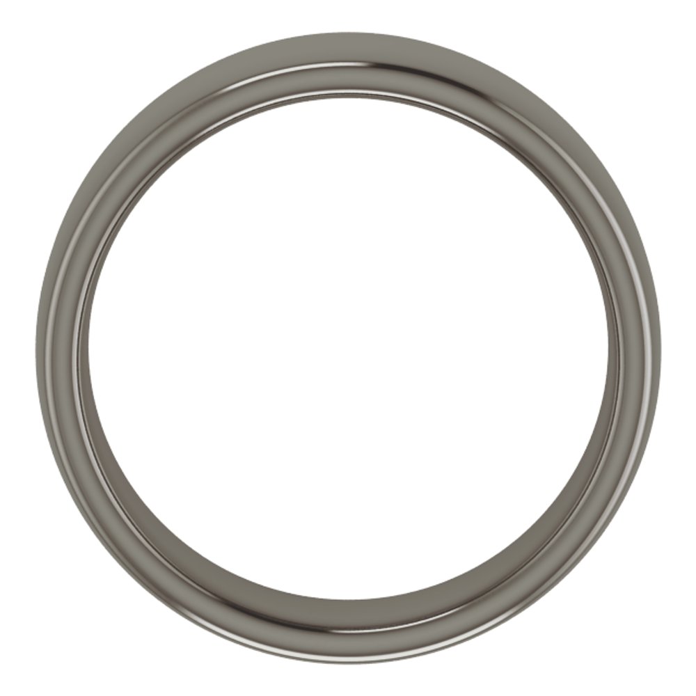 Titanium 7 mm Comfort-Fit Standard Weight European-Style Band Size 7