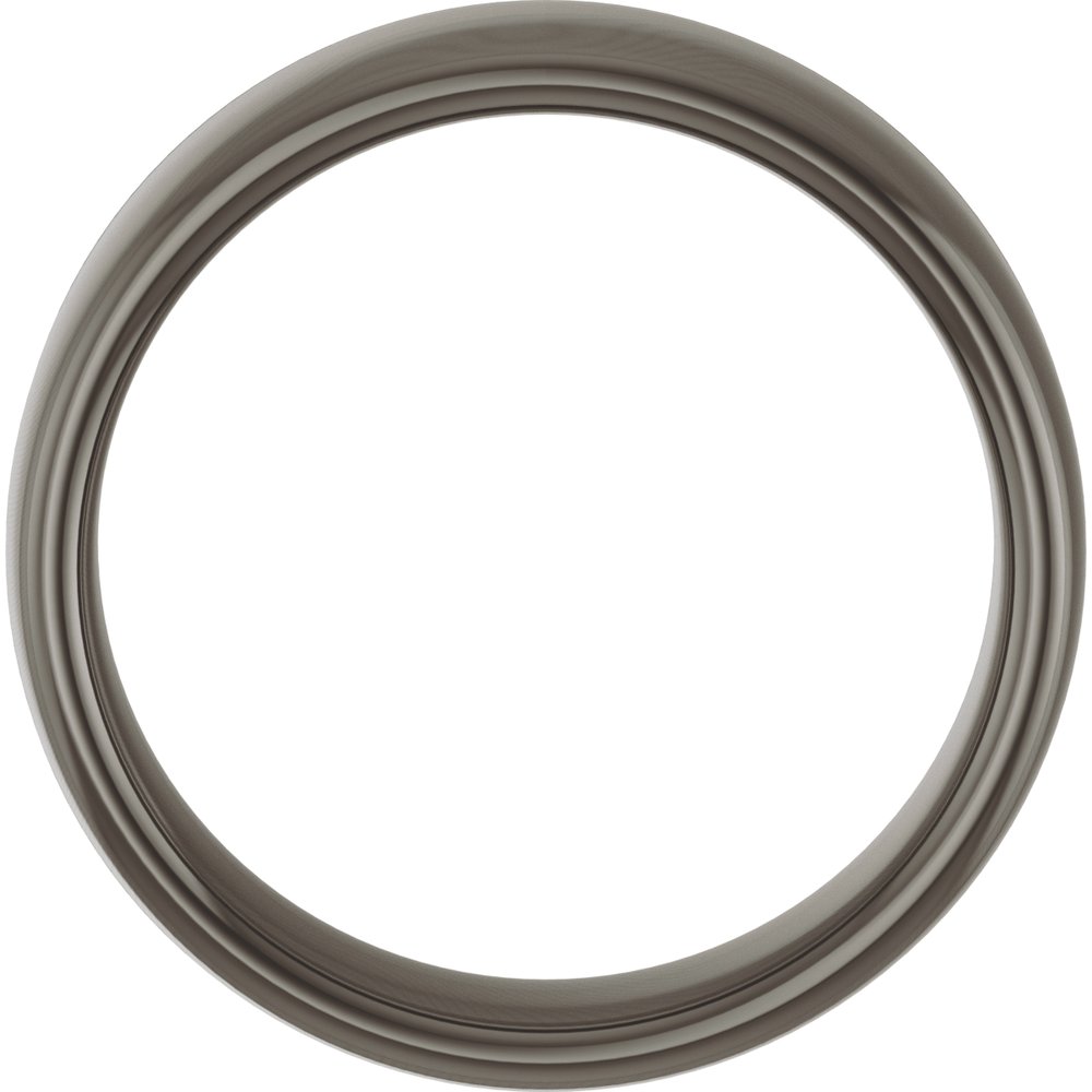 Titanium 7 mm Comfort-Fit Standard Weight European-Style Band Size 7