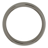 Titanium 7 mm Comfort-Fit Standard Weight European-Style Band Size 9.5