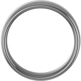 Cobalt 7 mm Comfort-Fit Standard Weight European-Style Band Size 8.5