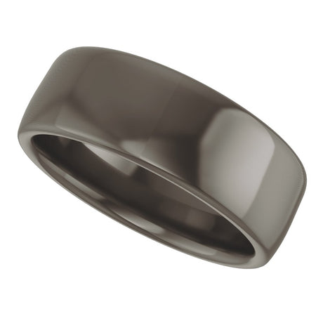 Titanium 7 mm Comfort-Fit Standard Weight European-Style Band Size 7