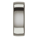 Titanium 7 mm Comfort-Fit Standard Weight European-Style Band Size 9.5