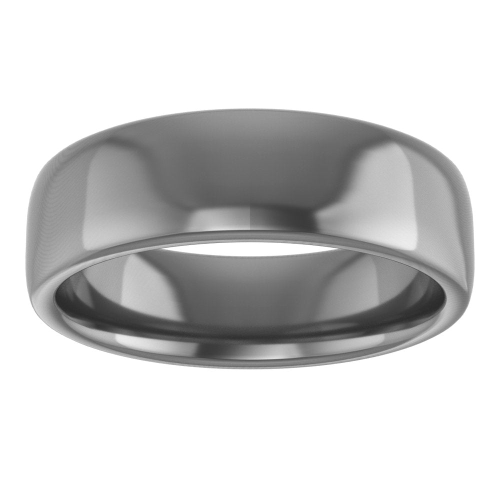 Cobalt 6 mm Comfort-Fit Standard Weight European-Style Band Size 7.5