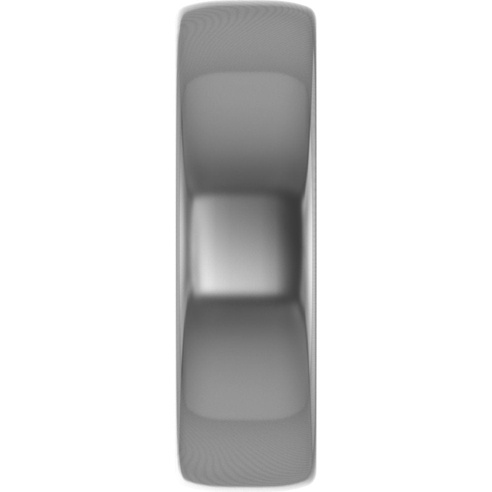 Cobalt 6 mm Comfort-Fit Standard Weight European-Style Band Size 7.5