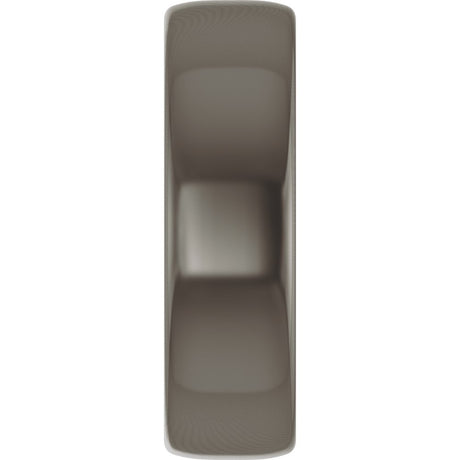 Titanium 6 mm Comfort-Fit Standard Weight European-Style Band Size 8