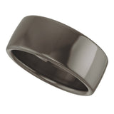 Titanium 8 mm Comfort-Fit Standard Weight European-Style Band Size 10