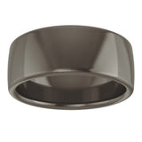 Titanium 8 mm Comfort-Fit Standard Weight European-Style Band Size 10