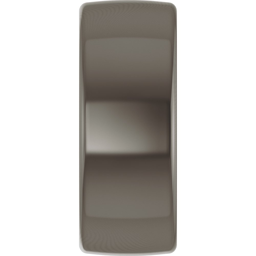 Titanium 8 mm Comfort-Fit Standard Weight European-Style Band Size 10