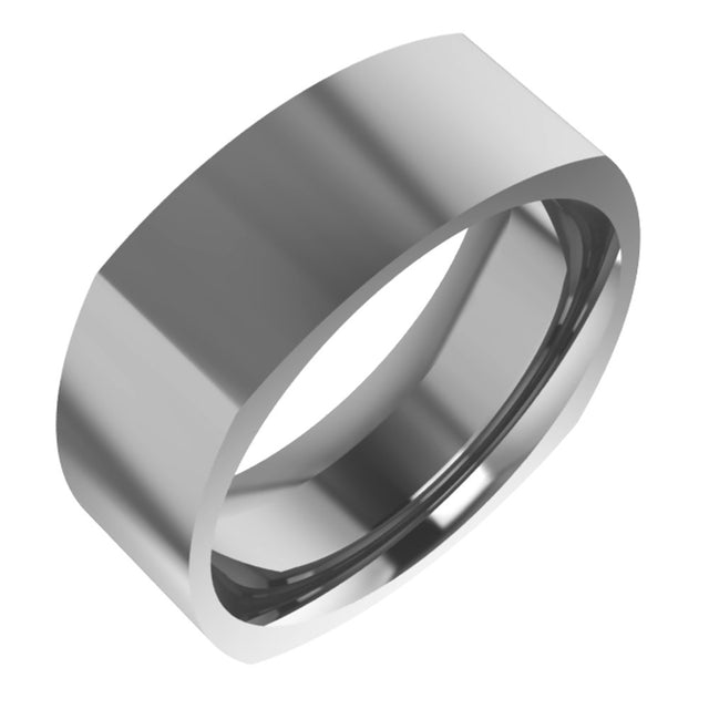 Cobalt 7 mm Comfort-Fit Square Band Size 11