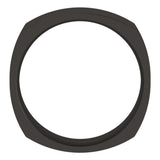 Zirconium 6 mm Comfort-Fit Square Band Size 10