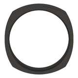 Zirconium 6 mm Comfort-Fit Square Band