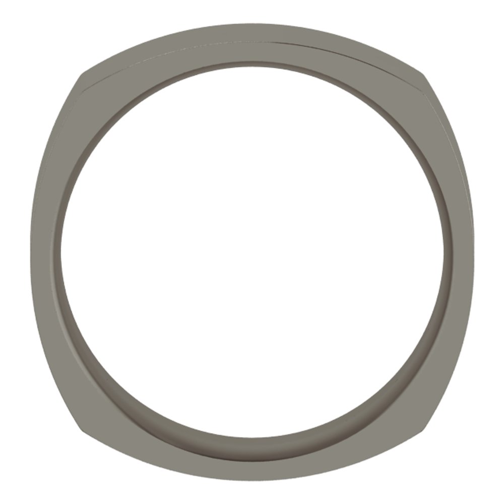 Titanium 6 mm Comfort-Fit Square Band