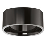 Zirconium 8 mm Comfort-Fit Square Band Size 7