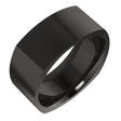 Zirconium 8 mm Comfort-Fit Square Band Size 7