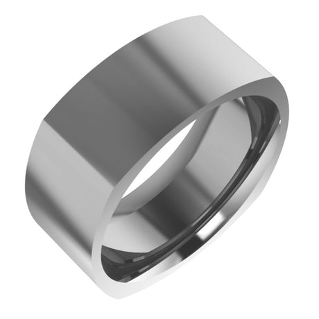 Cobalt 8 mm Comfort-Fit Square Band Size 9.5