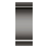 Zirconium 8 mm Comfort-Fit Square Band Size 7