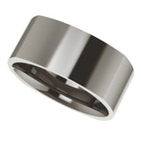 Titanium 8 mm Comfort-Fit Square Band