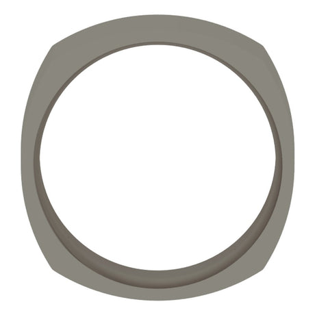 Titanium 8 mm Comfort-Fit Square Band