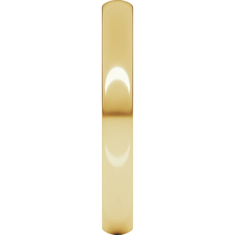 18K Yellow Gold 3 mm Lightweight Comfort-Fit European-Style Band Size 9