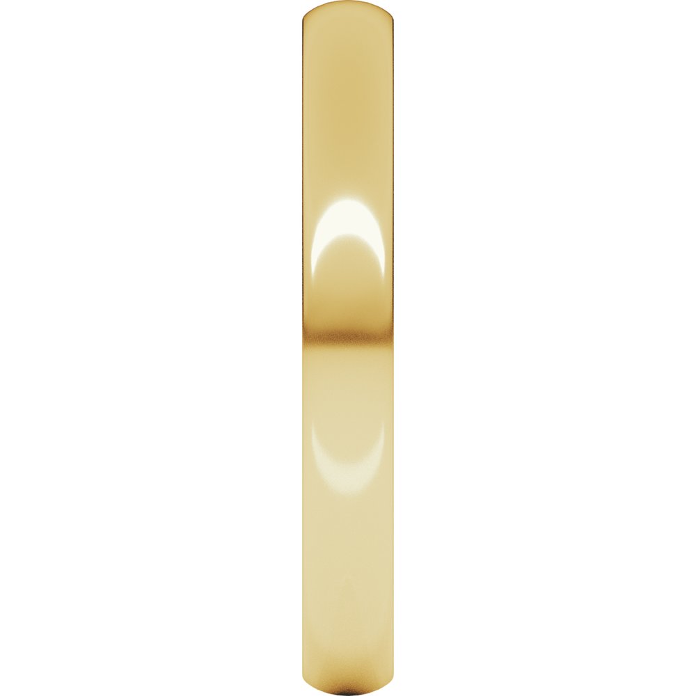 18K Yellow Gold 3 mm Lightweight Comfort-Fit European-Style Band Size 5