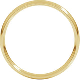 10K Yellow Gold 3 mm Lightweight Comfort-Fit European-Style Band Size 4