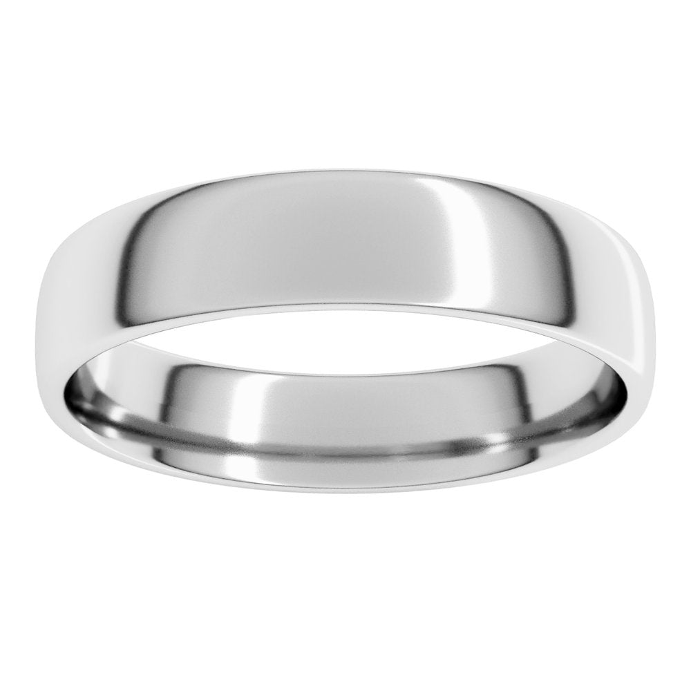 Continuum Sterling Silver 5 mm Comfort-Fit Lightweight European-Style Band