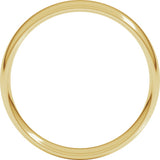 10K Yellow Gold 5 mm Lightweight Comfort-Fit European-Style Band Size 7