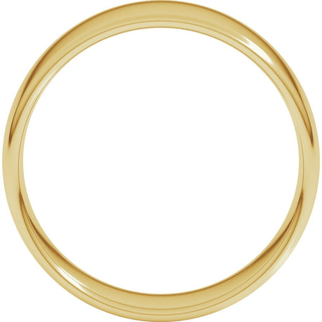 10K Yellow Gold 8 mm Lightweight Comfort-Fit European-Style Band Size 8.5