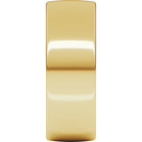 10K Yellow Gold 8 mm Lightweight Comfort-Fit European-Style Band Size 8.5