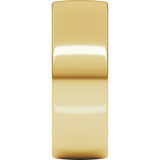 14K Yellow 8 mm Comfort-Fit Lightweight European-Style Band